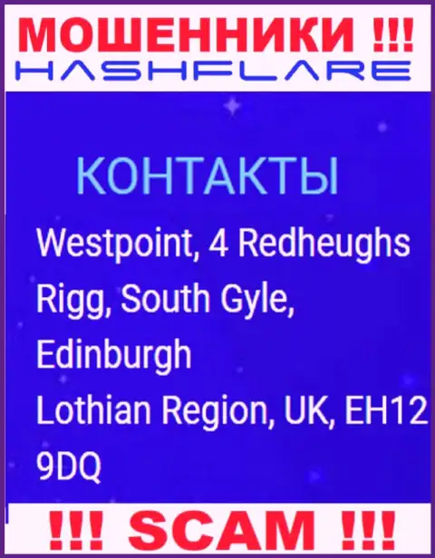 HashFlare - это преступно действующая компания, которая скрывается в офшорной зоне по адресу: Westpoint, 4 Redheughs Rigg, South Gyle, Edinburgh, Lothian Region, UK, EH12 9DQ