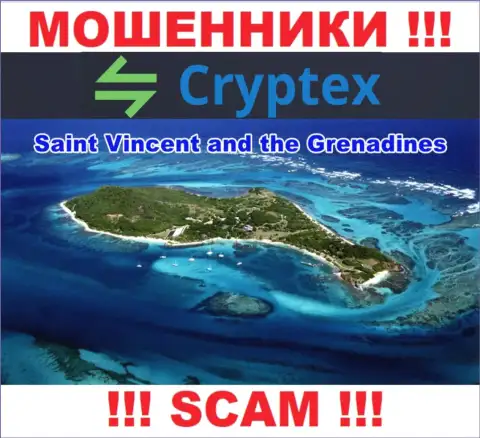 Из Cryptex Net вложения возвратить невозможно, они имеют оффшорную регистрацию: Saint Vincent and Grenadines