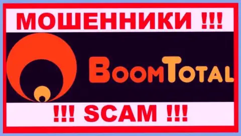 Логотип МОШЕННИКА Boom-Total Com
