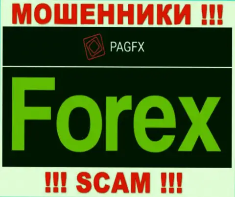PagFX оставляют без средств неопытных клиентов, прокручивая делишки в направлении Forex