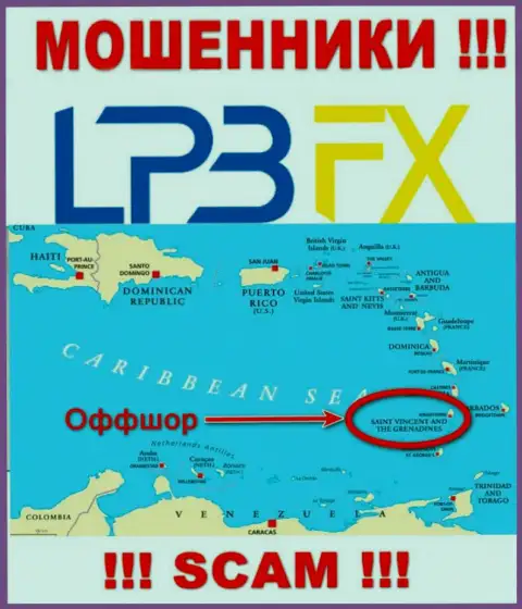 LPBFX беспрепятственно надувают, потому что зарегистрированы на территории - Saint Vincent and the Grenadines