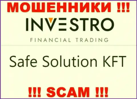 Организация Safe Solution KFT находится под крышей конторы Safe Solution KFT