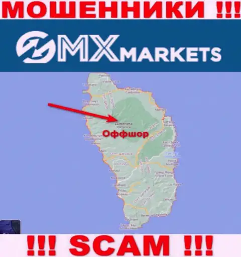 Не верьте internet-мошенникам GMXMarkets, потому что они зарегистрированы в оффшоре: Dominica