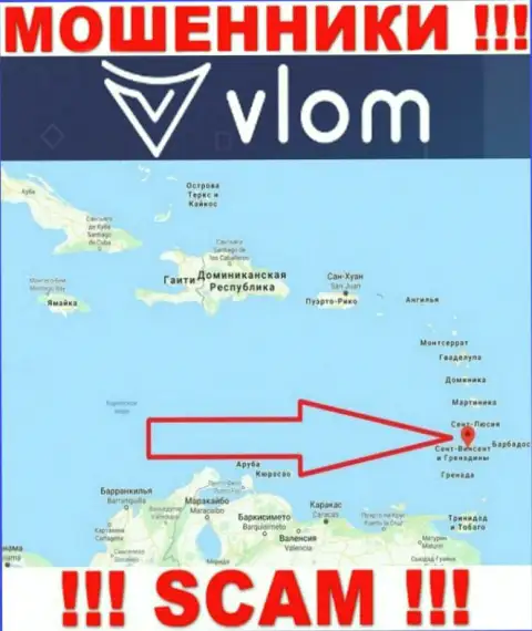 Контора VLOM LTD - это обманщики, обосновались на территории Saint Vincent and the Grenadines, а это оффшор
