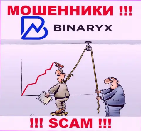 Даже не мечтайте, что перечислив дополнительные деньги в дилинговую организацию Binaryx Com сможете хоть что-то заработать - Вас надувают