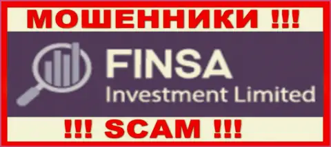FinsaInvestmentLimited Com - это SCAM !!! МОШЕННИК !