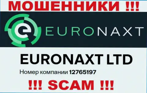 Не работайте совместно с компанией EuroNaxt Com, номер регистрации (12765197) не основание отправлять сбережения