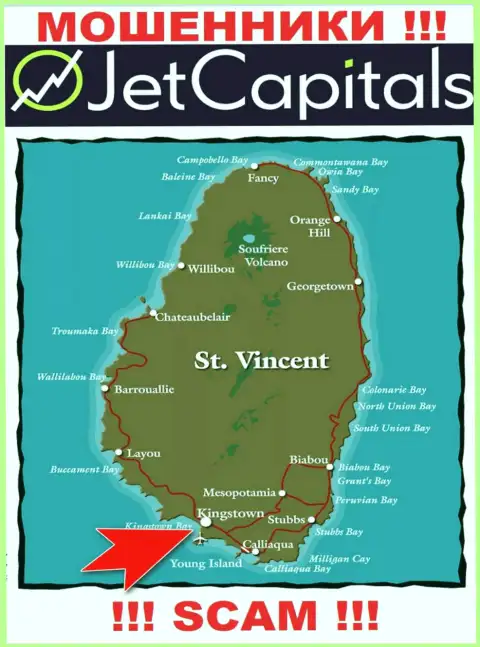 Kingstown, St Vincent and the Grenadines - вот здесь, в оффшорной зоне, пустили корни махинаторы JetCapitals