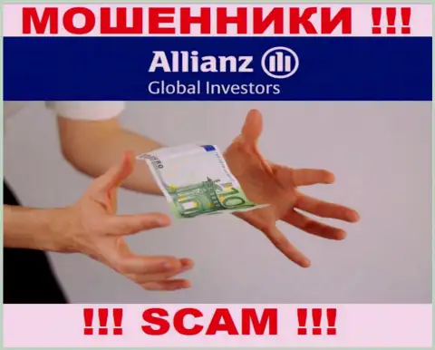 В брокерской конторе AllianzGI Ru Com вынуждают погасить дополнительно комиссионные сборы за вывод средств - не стоит вестись