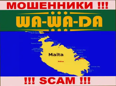 Malta - здесь зарегистрирована компания Wa-Wa-Da Casino