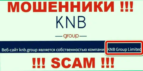 Юридическое лицо жуликов KNB-Group Net - это KNB Group Limited, инфа с информационного сервиса лохотронщиков