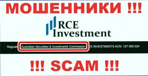 RCE Investment internet-мошенники и их регулятор: ASIC также