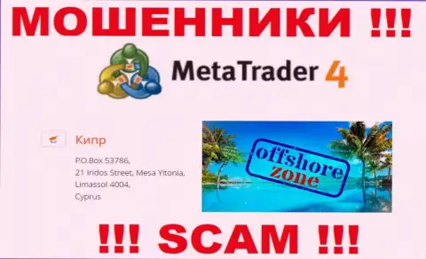 Пустили корни internet-мошенники Meta Trader 4 в оффшорной зоне  - Limassol, Cyprus, будьте очень осторожны !