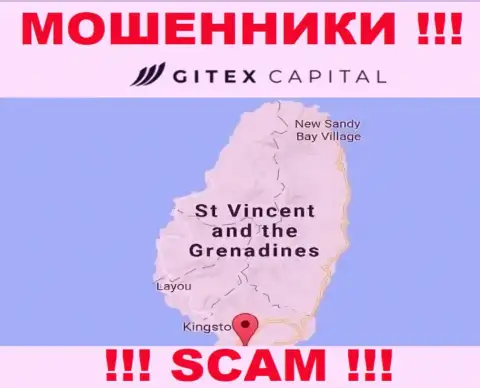 На своем информационном портале Gitex Capital написали, что зарегистрированы они на территории - Сент-Винсент и Гренадины