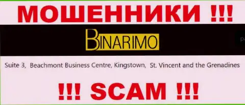 Binarimo это мошенники !!! Скрылись в офшорной зоне по адресу Suite 3, ​Beachmont Business Centre, Kingstown, St. Vincent and the Grenadines и вытягивают денежные средства клиентов