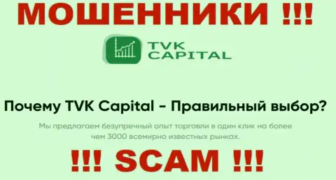 Broker - это область деятельности, в которой промышляют TVK Capital