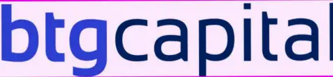 Логотип международного уровня брокерской компании БТГ Капитал