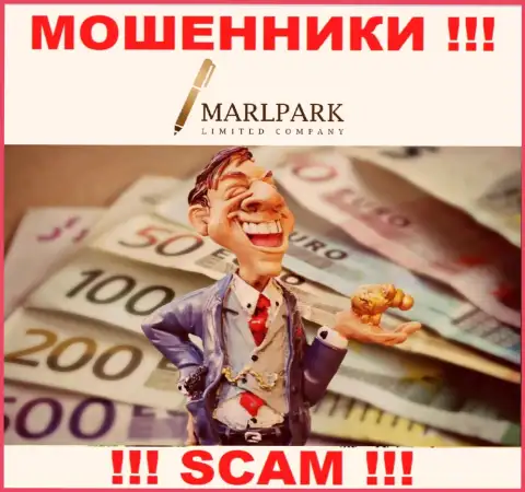 Не мечтайте, что с дилинговой конторой Marlpark Ltd получится приумножить депо - Вас сливают !!!