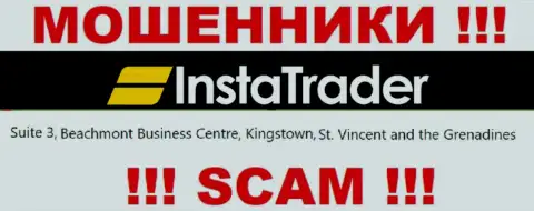 Suite 3, Beachmont Business Centre, Kingstown, St. Vincent and the Grenadines это офшорный официальный адрес ИнстаТрейдер Нет, оттуда ВОРЫ сливают клиентов