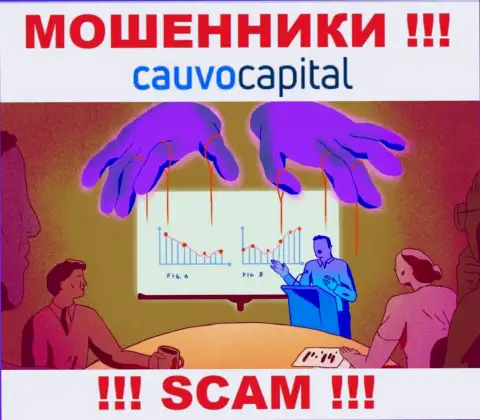 Весьма опасно соглашаться работать с internet-ворами CauvoCapital, присваивают финансовые вложения
