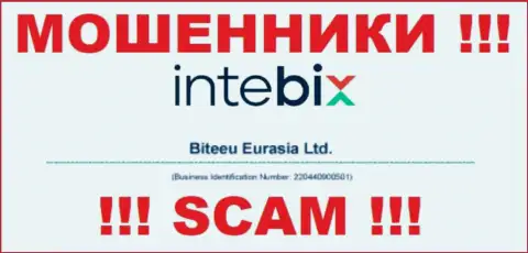 Как указано на официальном веб-сервисе кидал Intebix: 220440900501 - это их номер регистрации