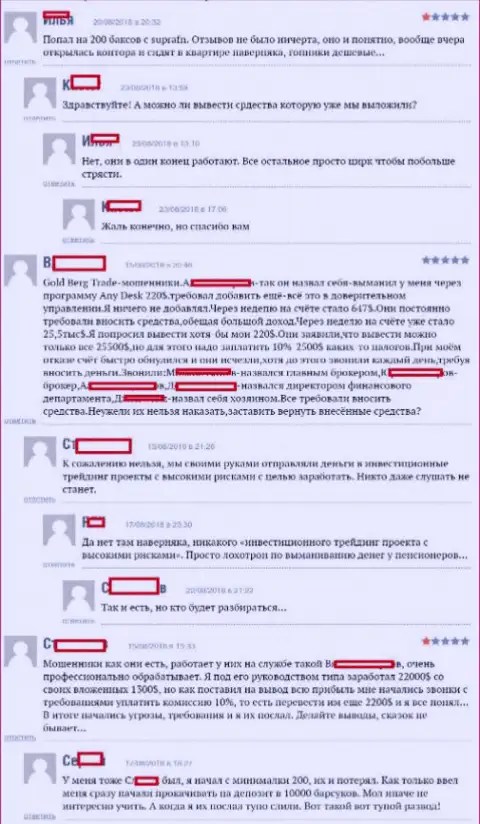 Отзывы валютных игроков forex брокерской организации Супра ФН, оставленные ими лично на ресурсе boexpert ru